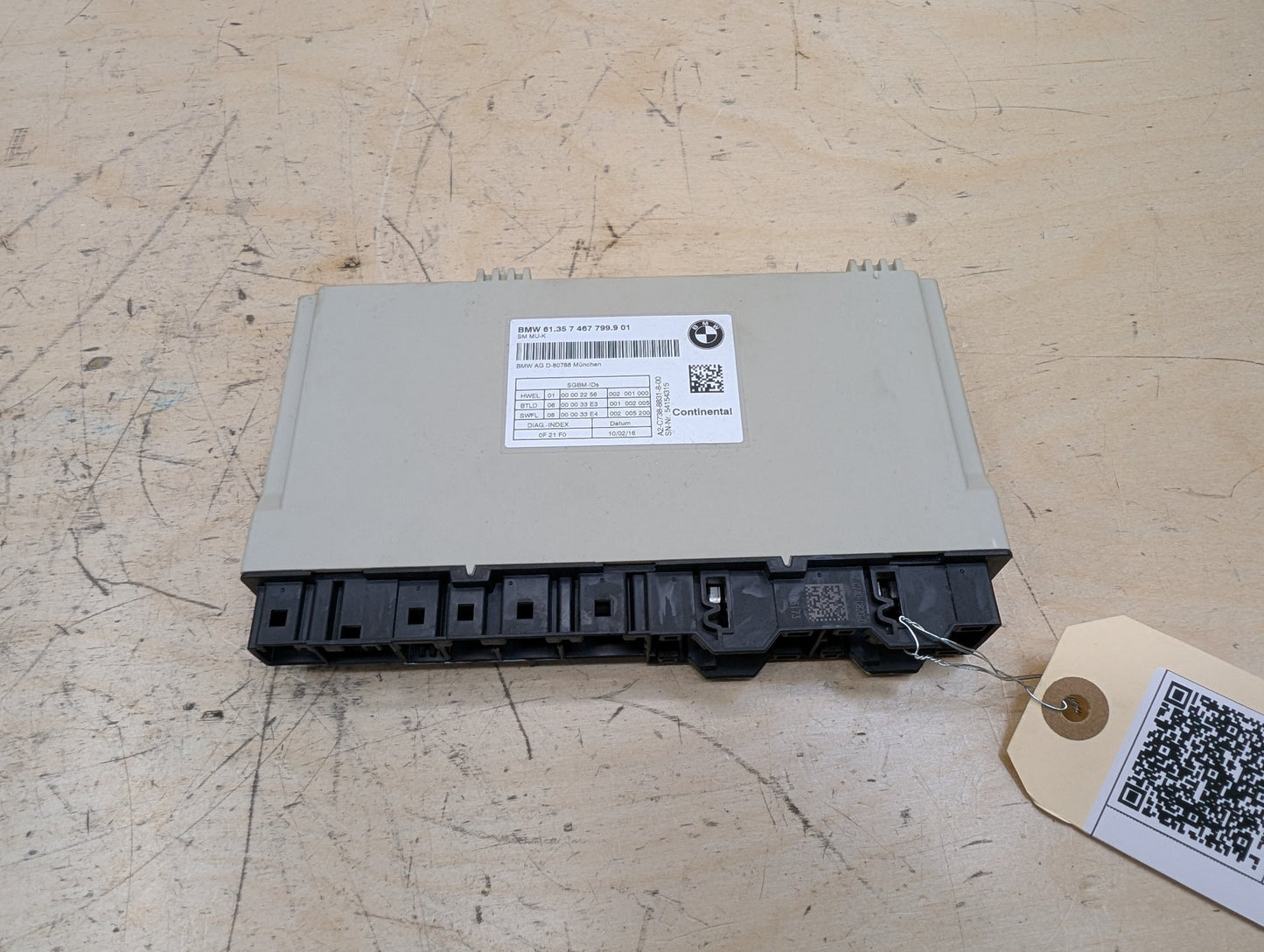 2016-2022 BMW 750i G12 Front Left or Right Seat Control Module 7467799