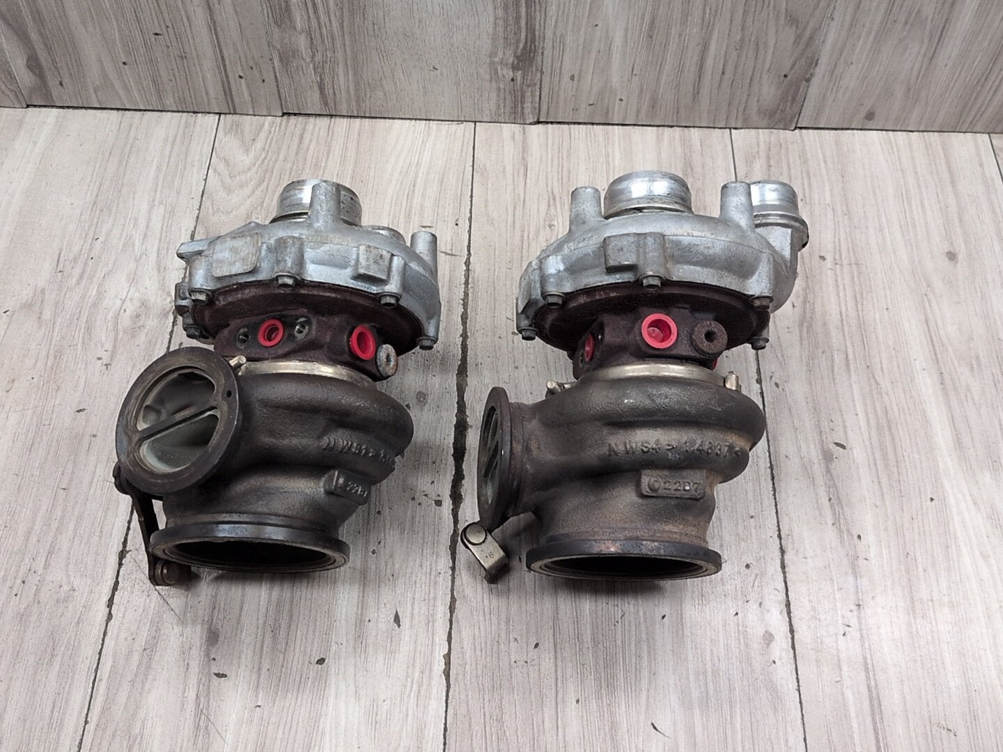 2016-2022 BMW G12 750i N63B44O2 Engine Motor Turbo Charger w/ Manifold SET 8600290