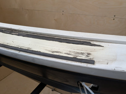 11-17 OEM BMW F25 X3 Rear Bumper Cover w/ PDC Holes 7278474 White 300