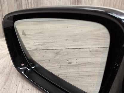 17-23 OEM BMW G30 530 540 M550 Left Driver Side Mirror Blind Spot SHADOW GLOSS