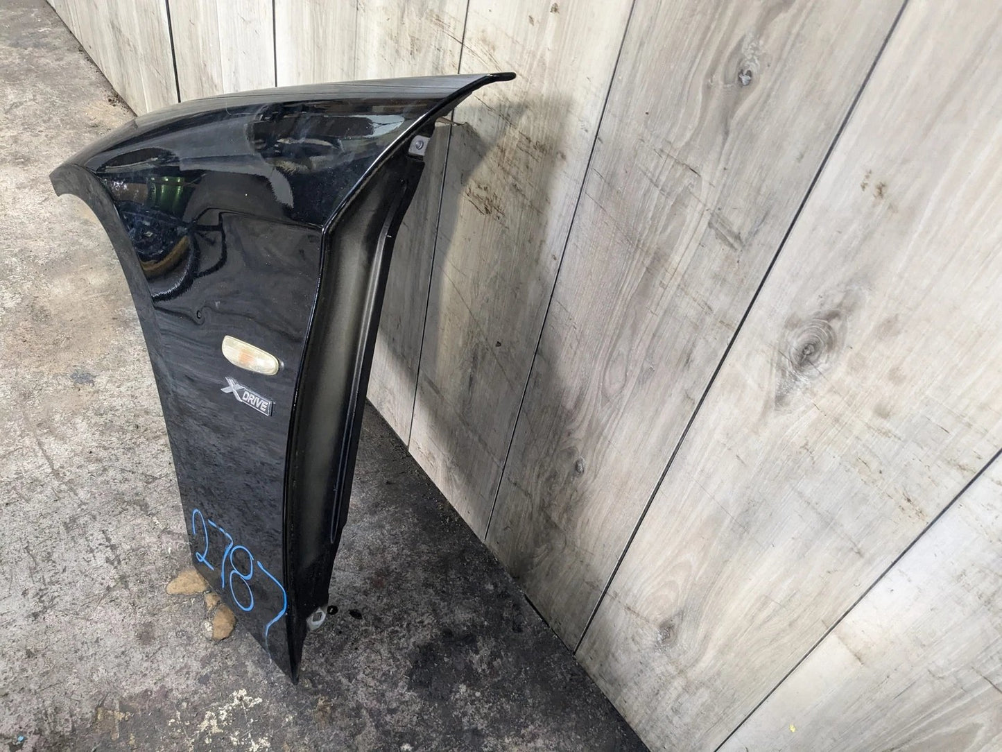 06-11 OEM BMW E90 328 335 Sedan Left Driver Side Fender Panel Black 2