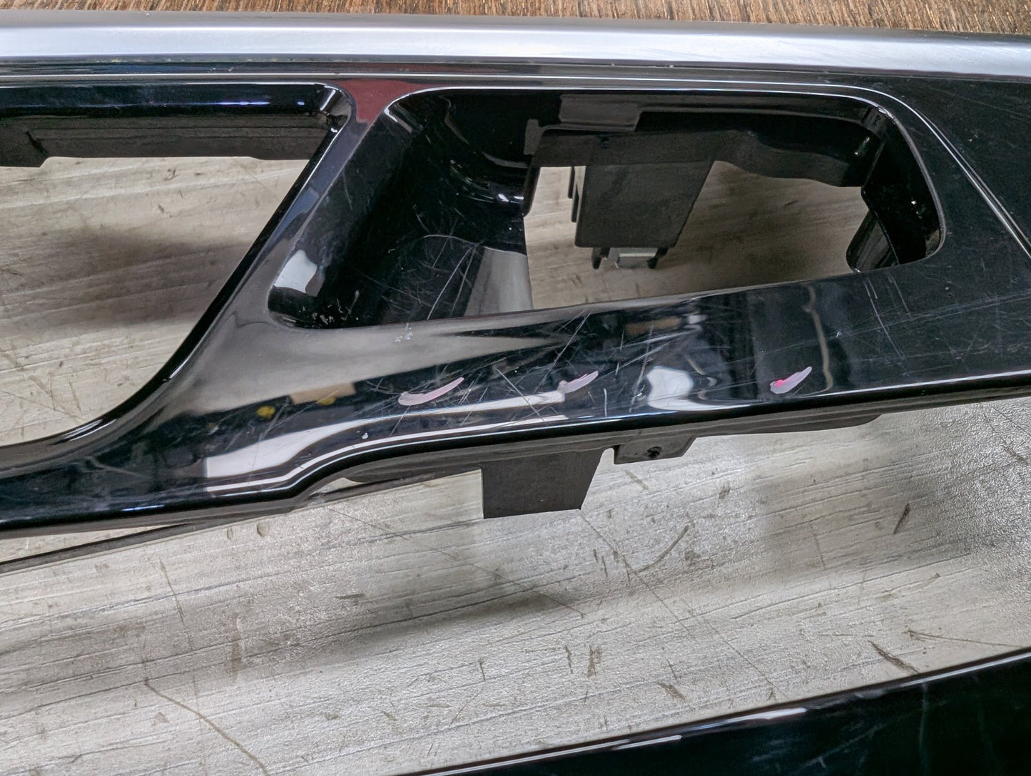 18-21 OEM BMW G01 G02 X3 X4 Center Console Interior Trim Oak Dark High Gloss
