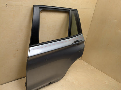 2011-2017 BMW X3 F25 Rear Left Driver Door Shell Panel 7238695 N20B20A Grey A52