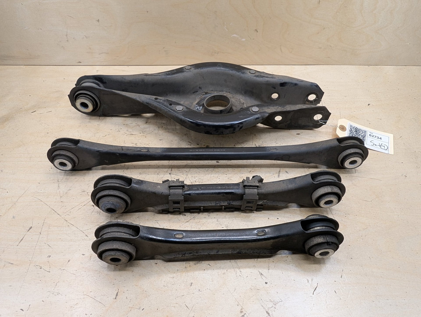 OEM BMW F22 F23 F30 F32 F33 F36 Rear Left Driver Upper Lower Control Arm SET