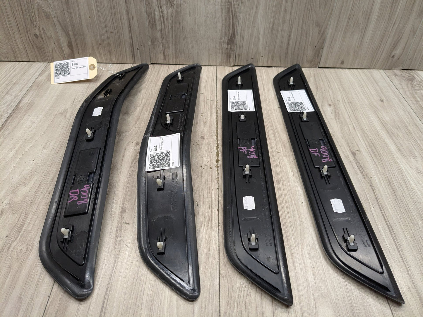 OEM BMW F01 M SPORT Front Rear Left Right Door Sill Cover Trim SET