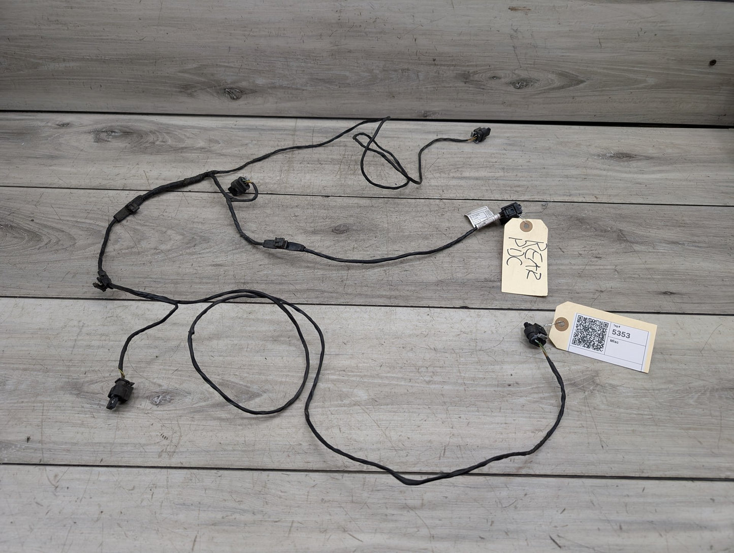 2007-2013 BMW X5 E70 Rear Bumper PDC Parking Sensor Wiring Wire Harness 9244425