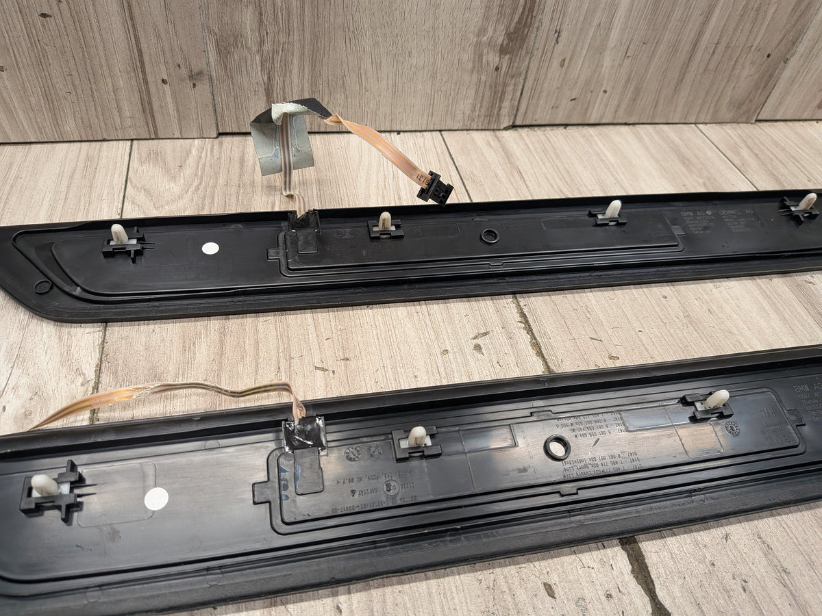 2017-2023 BMW M550i G30 Front Rear Left Right Scuff Plate Door Sill SET 8064905 OEM