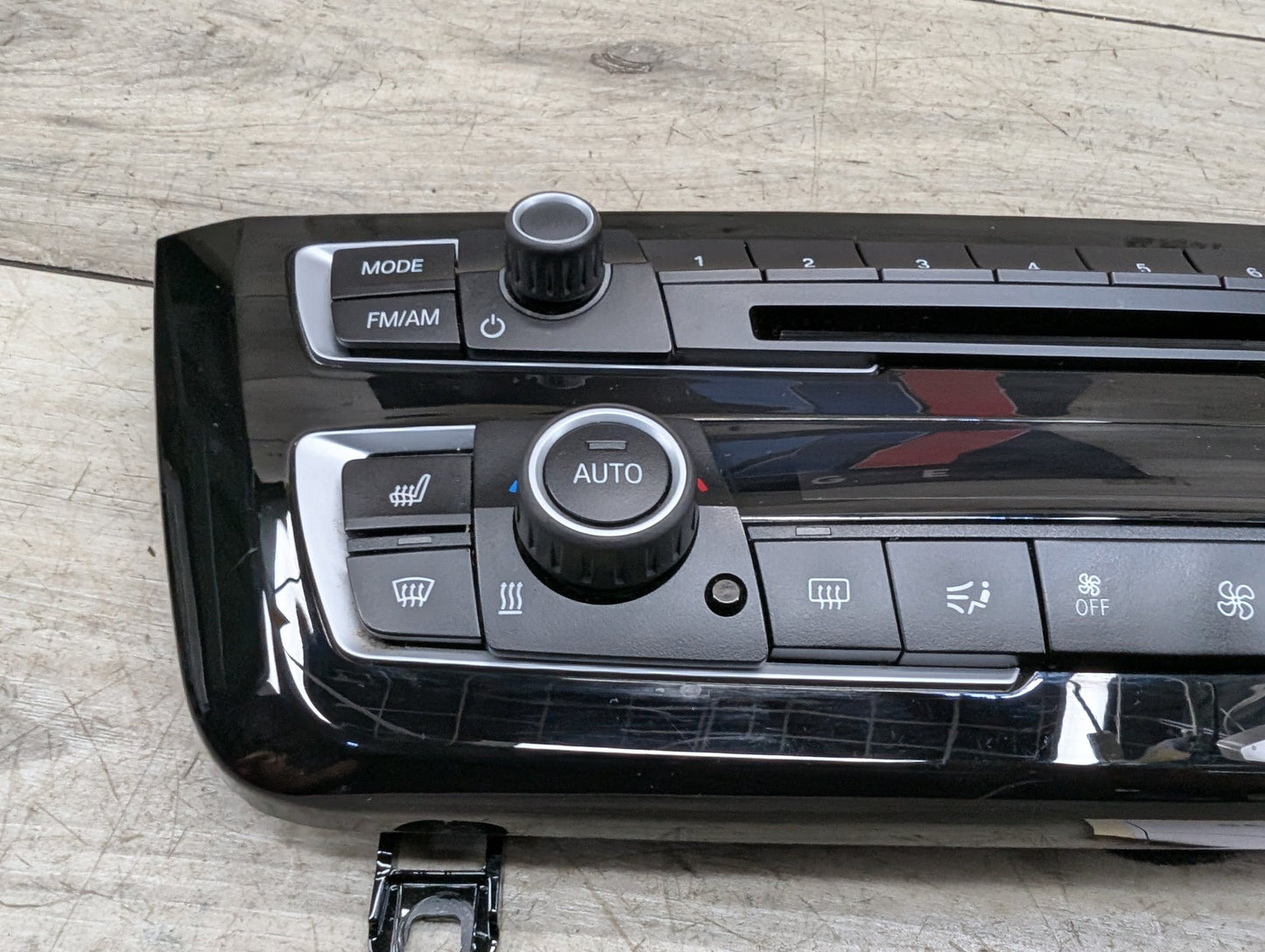 16-18 OEM BMW F30 F32 F34 F80 M3 AC Heater Control Panel Radio Media Buttons