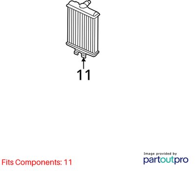 OEM BMW F22 F23 F30 F32 F33 F36 335 440 Engine Oil Auxiliary Secondary Radiator