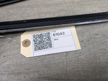 2006-2011 BMW 328i E90 Front Left Right Side Windshield Drip Trim Molding SET 7179253