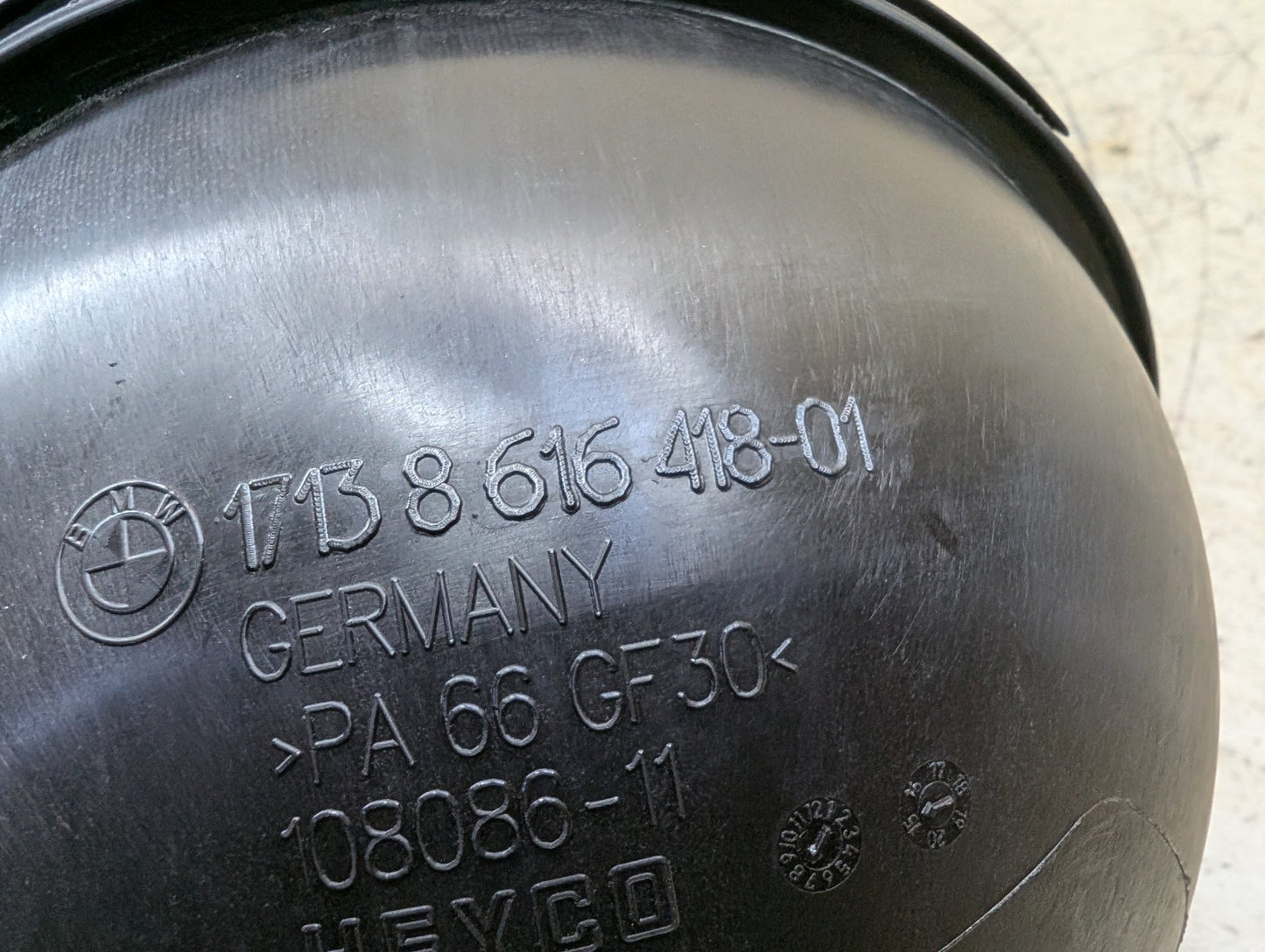 2011-2016 BMW X3 F25 Coolant Expansion Tank Reservoir 8616418