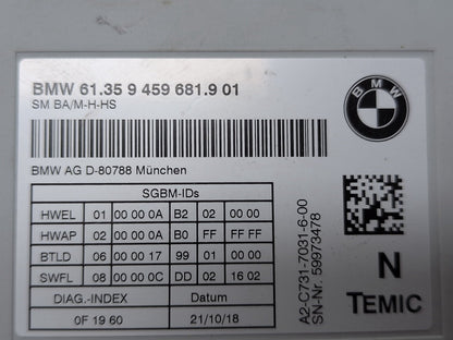 2014 - 2020 BMW 440i F36 Front Left Driver Seat Module 9459681 B58B30M0