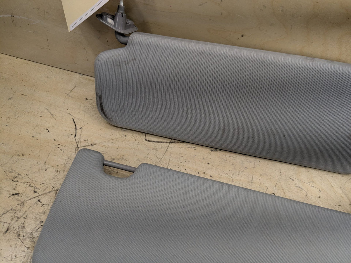 2007-2013 BMW 335i E92 Front Left Right Sun Visor SET 6957369 OEM