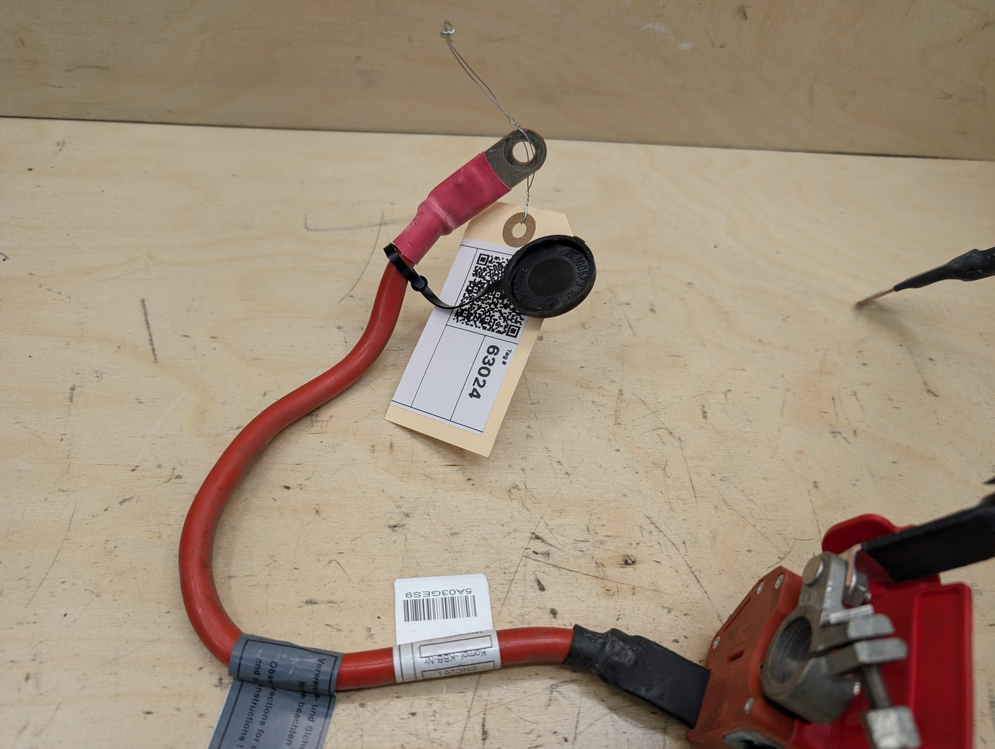 2012-2018 BMW 328i F30- Convertible Top Battery Terminal Positive Harness PN: 9259425