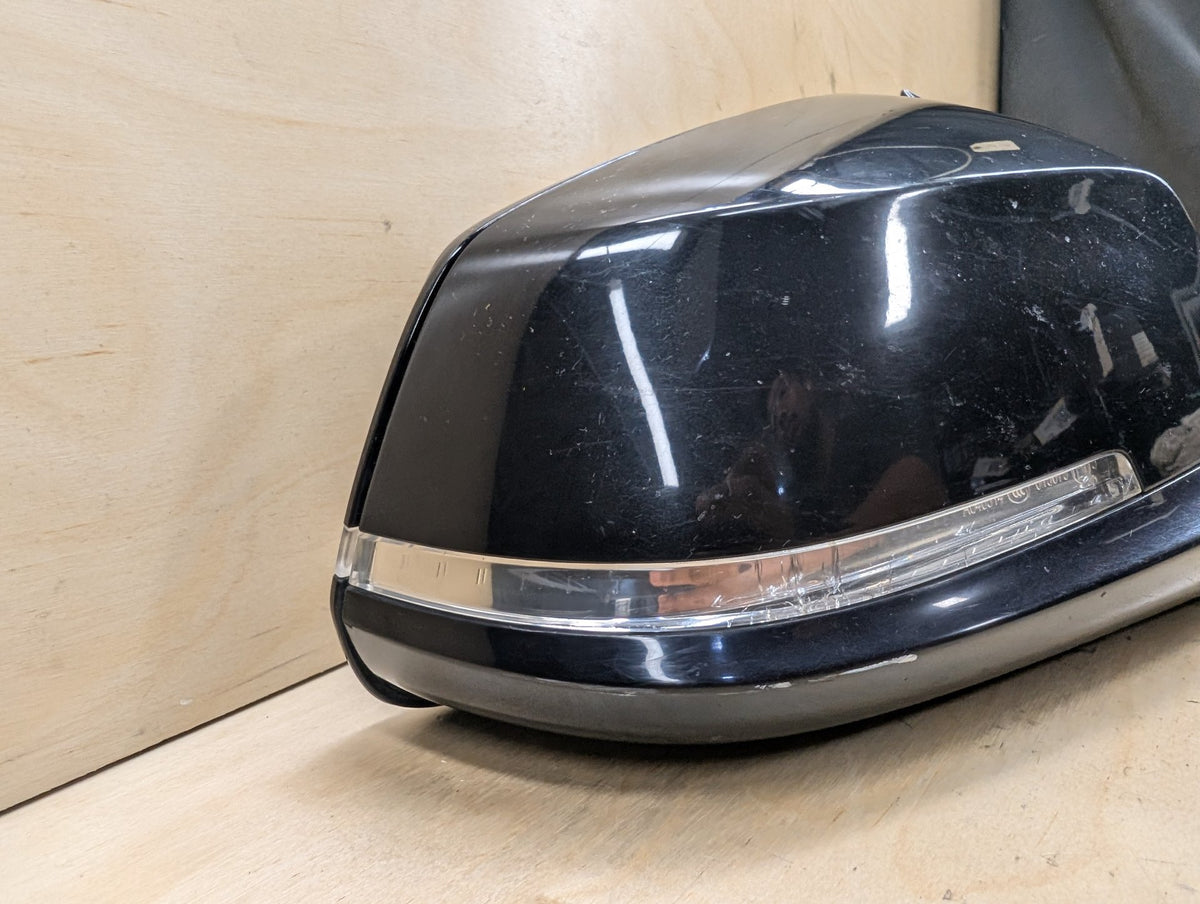 OEM BMW F30 328 330 335 340 Left Driver Side Mirror Heated Auto Dip SHADOW GLOSS