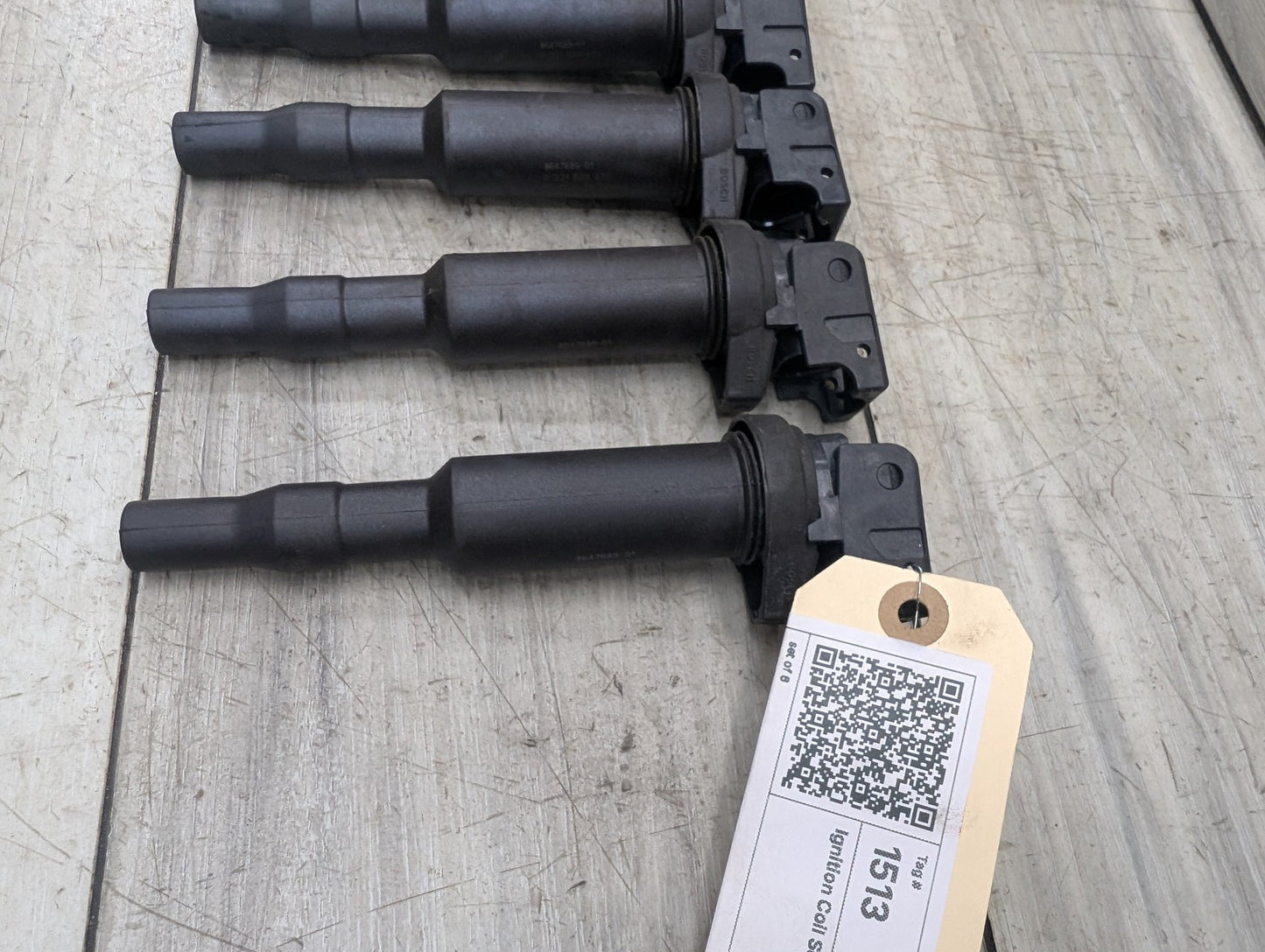 2014 BMW F10 535i Engine Motor Ignition Coil SET 8647689