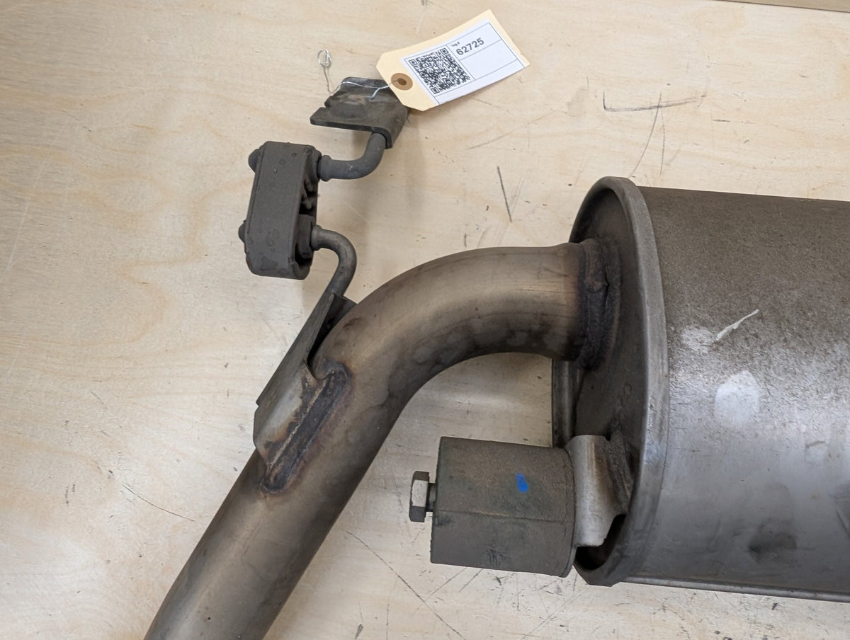 14-17 BMW F30 328d Diesel Rear End Exhaust Muffler W Tip Unit 8512641 OEM