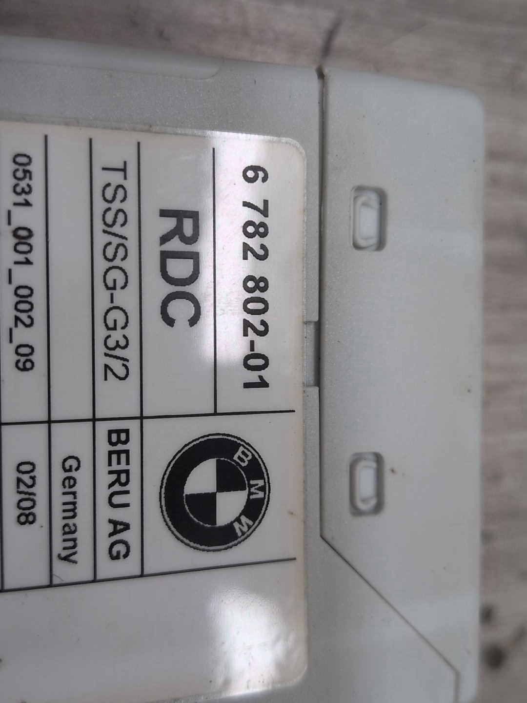 2004-2010 BMW X3 E83 RDC TPMS Tire Pressure Monitoring System Module 6782802