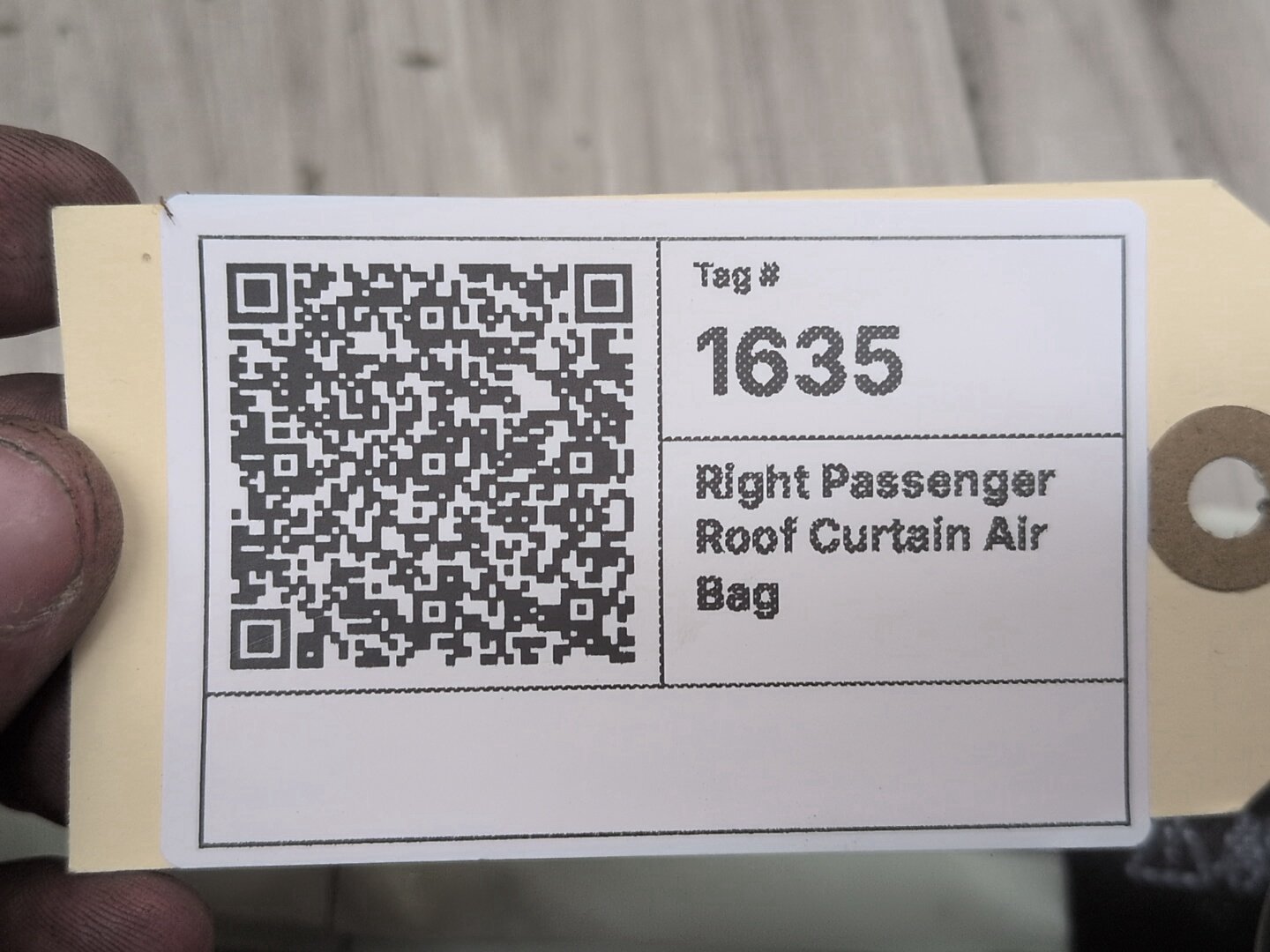 OEM BMW F30 F36 F80 M3 335 435 Right Passenger Roof Head Curtain Air Bag Airbag