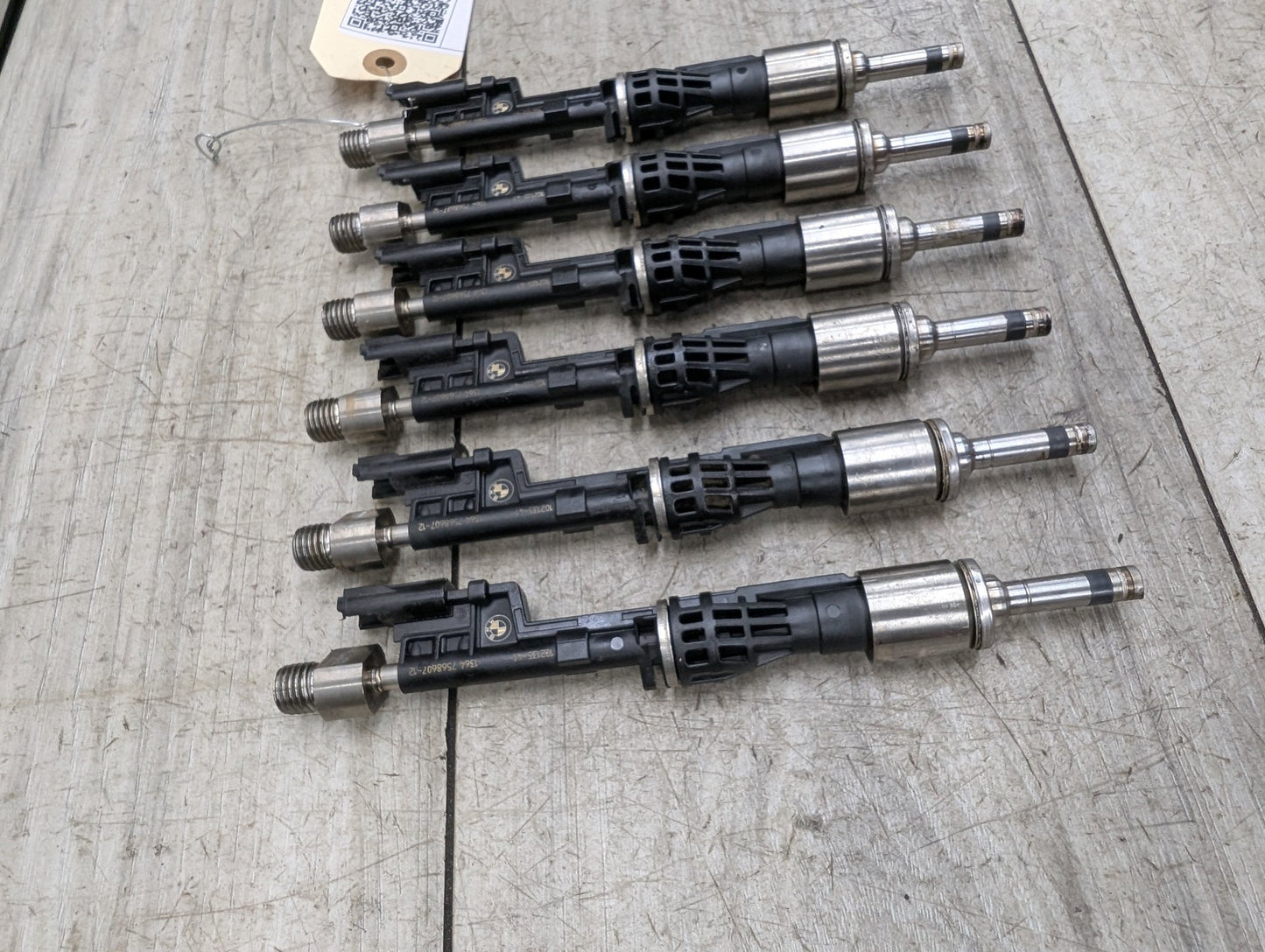 2011-2016 BMW F10 535i N55B30M0 Engine Motor Injector SET 7568607