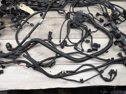 2014 - 2018 BMW X5 F15 Engine Motor Wiring Wire Harness 8654740 N63B44O1