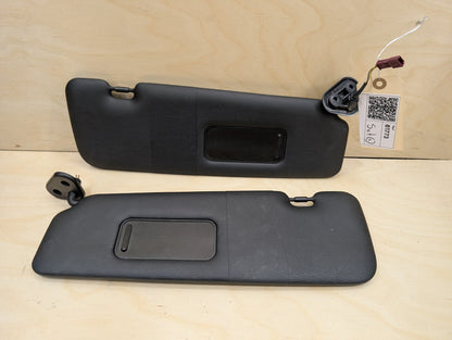 OEM BMW E88 E93 128 135 328 335 M3 CONVERTIBLE Left Right Sun Visor Black SET