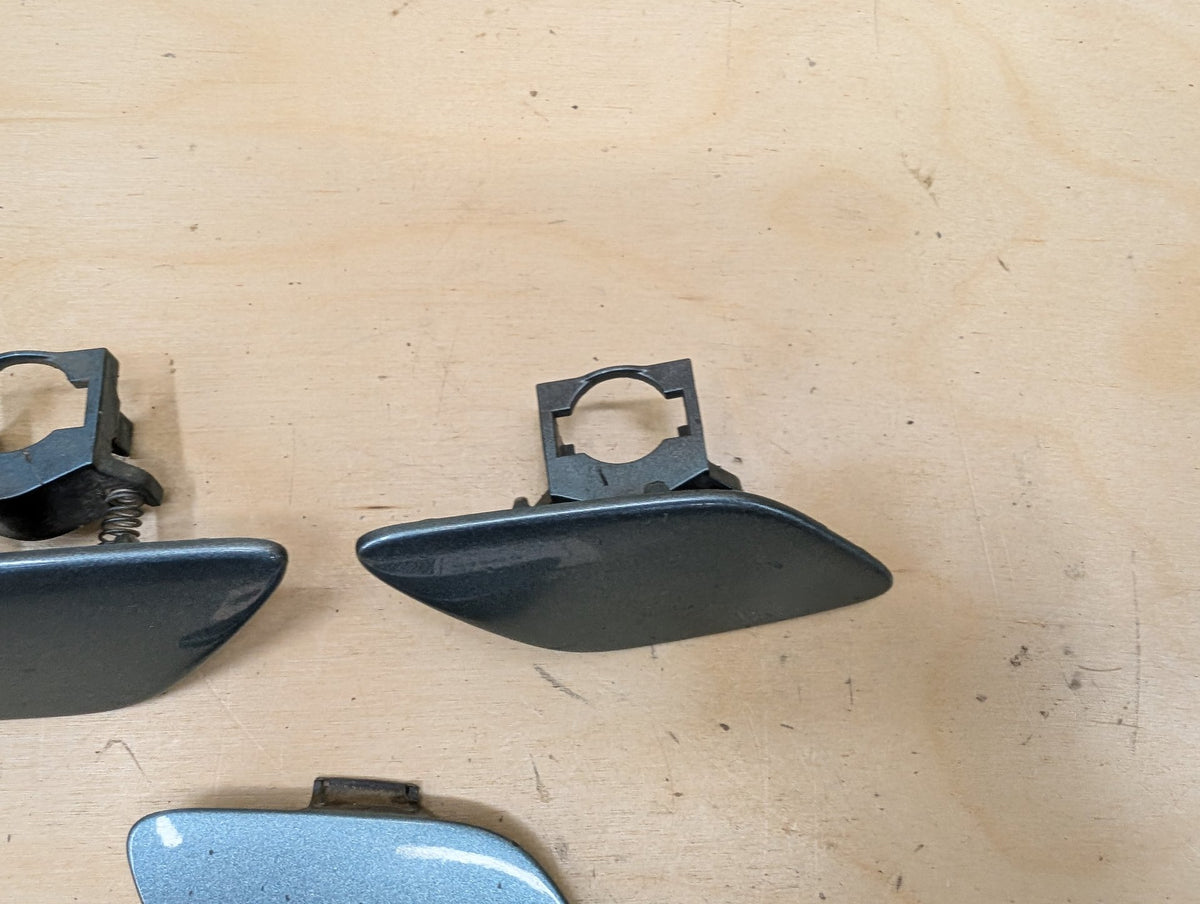 2007-2013 BMW 335i E93 Front Left Right Bumper Headlight Washer Nozzle Insert Covers SET 7158749