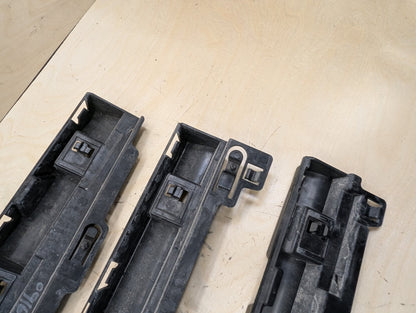 2012-2018 BMW 320i F30 Left Driver Side Skirt Rocker Panel Brackets SET 7256915