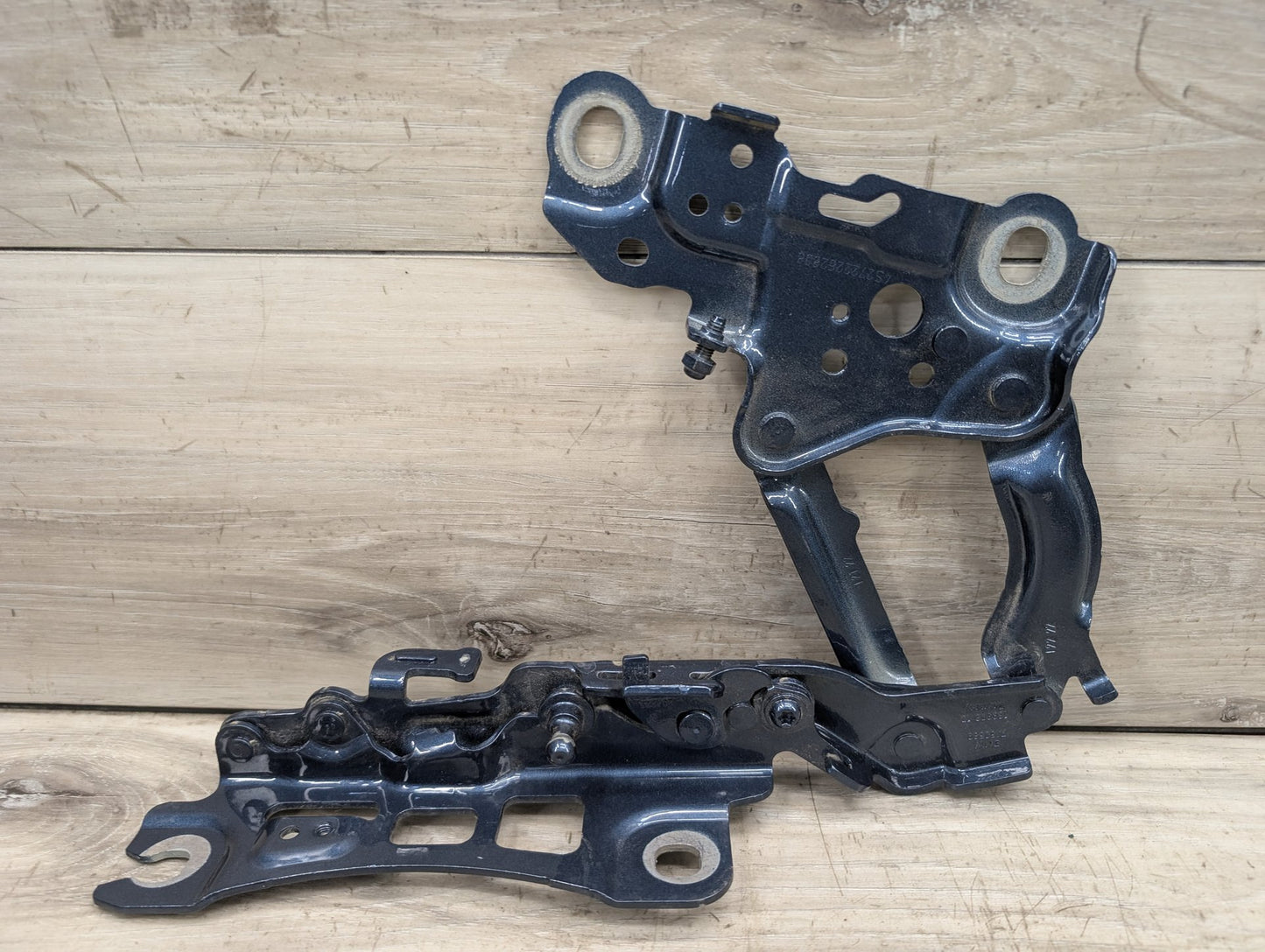 19-24 OEM BMW G20 Front Left Right Bonnet Hood Hinges Black Pair SET