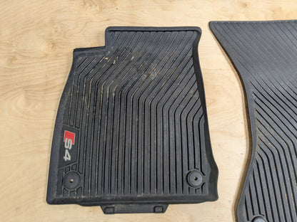 2018-2023 Audi S4 B9 Front Rear Left Right All Weather Mat Carpet Floor Mats SET 8W1061221A