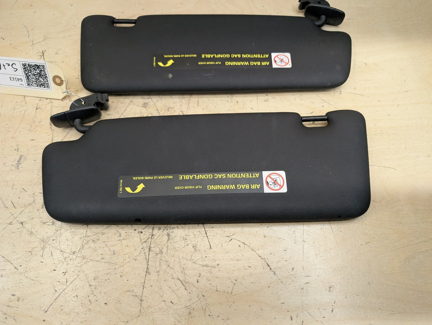 2011-2017 Audi RS5 8T Front Left Right Sun Visor SET 8K0857552