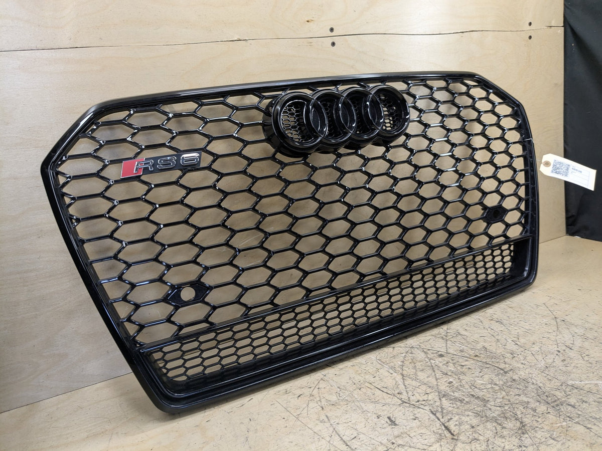 2012-2018 Audi A6 C7 Front Middle Center Bumper Cover Grille 4G0853651AG OEM