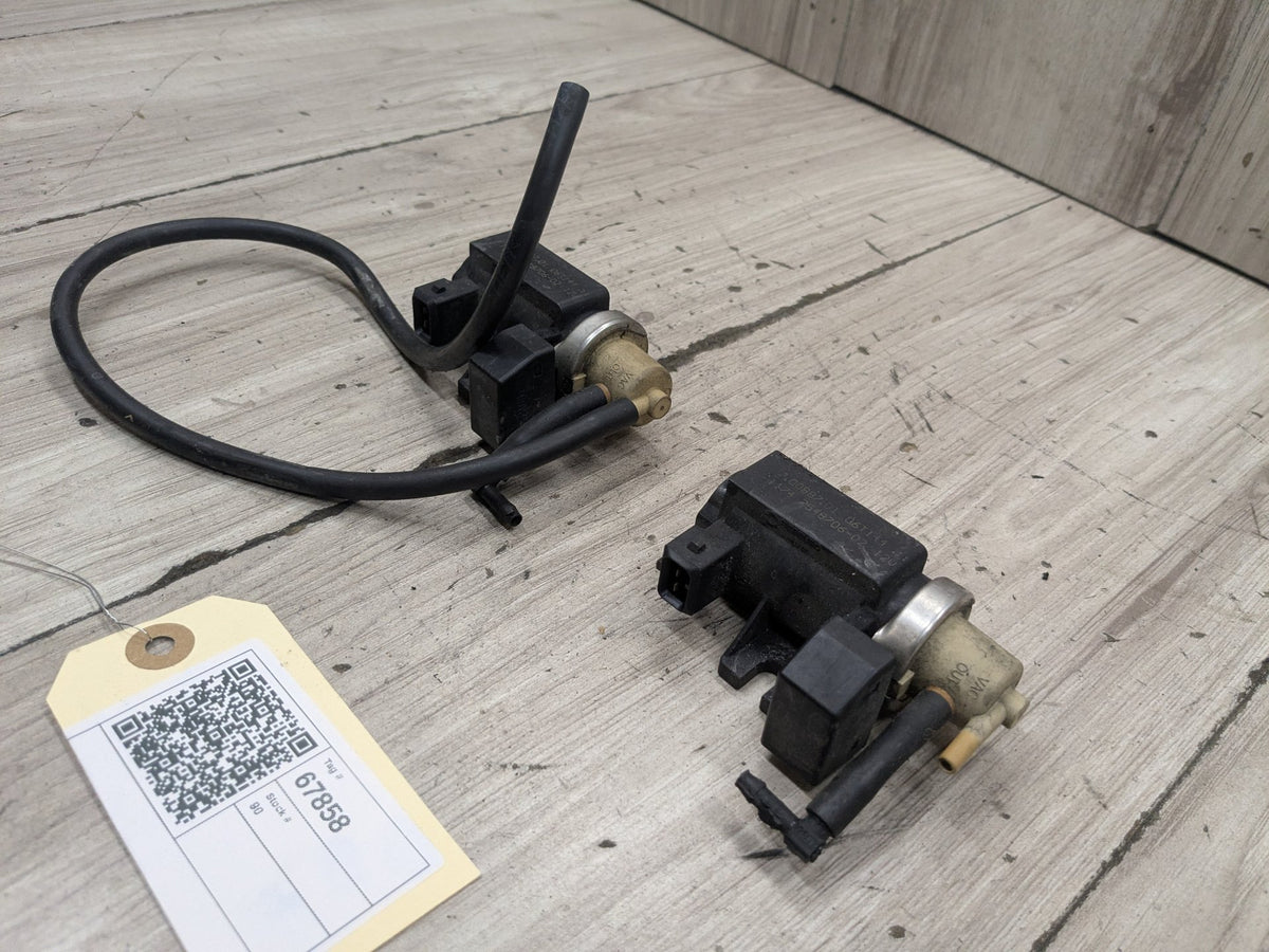 07-10 OEM BMW E82 E92 N54 Turbo Charger Air Pressure Boost Solenoid Valve SET
