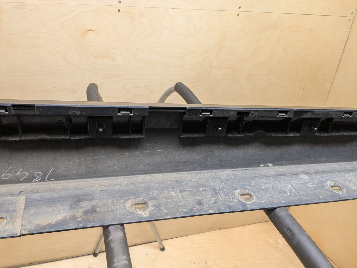 09-11 OEM BMW E90 335 Left Driver Side Skirt Rocker Panel Black 475