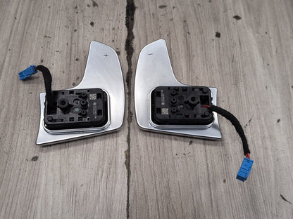 2016-2022 BMW 750i G12 Left Right Steering Wheel Paddle Shifter SET 9372496 OEM