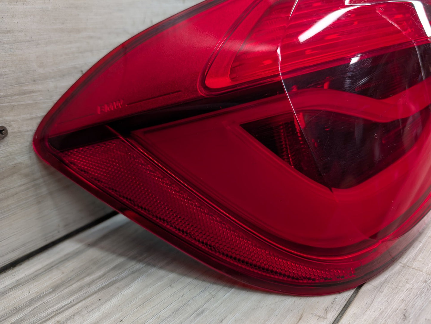 16-18 OEM BMW F30 F80 M3 LCI Rear Left Driver LED Inner Trunk Stop Tail Light