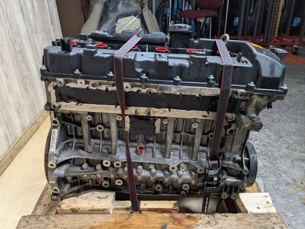 Video 07-09 OEM BMW E88 E92 E93 E90 Long Block 8 Bolt N54 RWD ENGINE MOTOR 171k