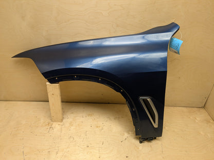 2019-2026 BMW X5 G05 Front Left Driver Fender Panel Blue C1M