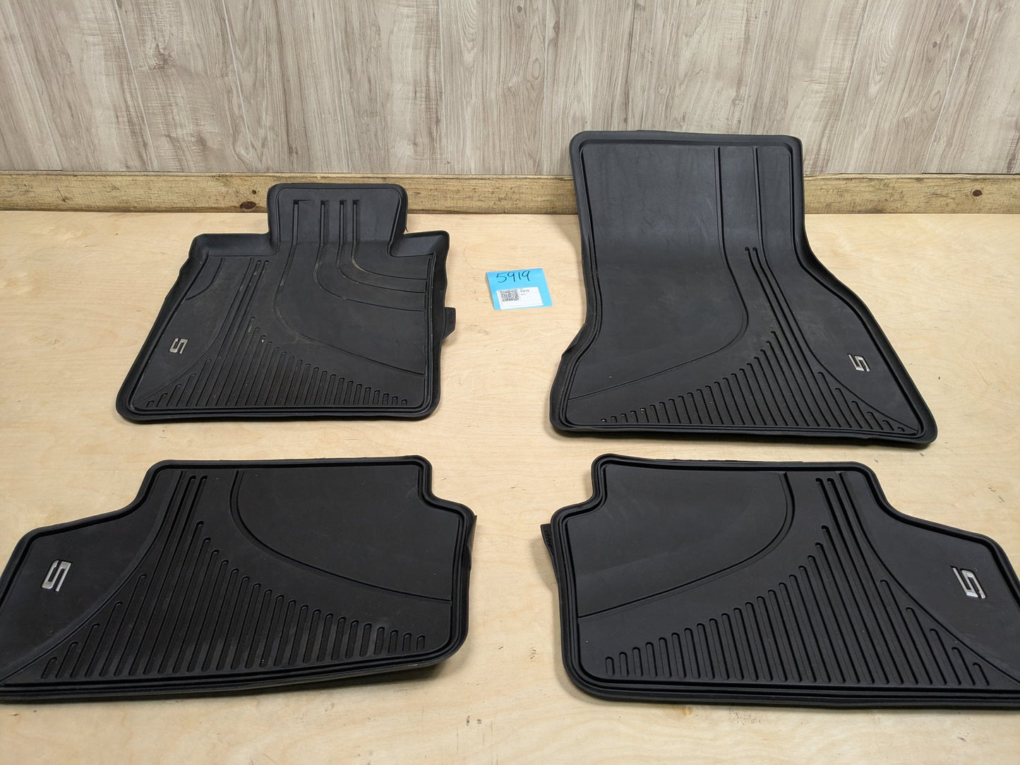 2017-2023 BMW M550i xDrive G30 Front Rear Left Right All Weather Mat Carpet Floor Mats SET 2414219