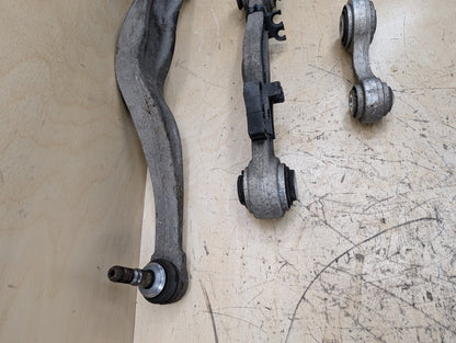 09-18 OEM BMW F02 F06 F10 F12 F13 Rear Left Driver Upper Lower Control Arm SET