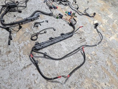 2007-2013 BMW E93 335i N54B30A Engine Motor Wiring Wire Harness 7543924