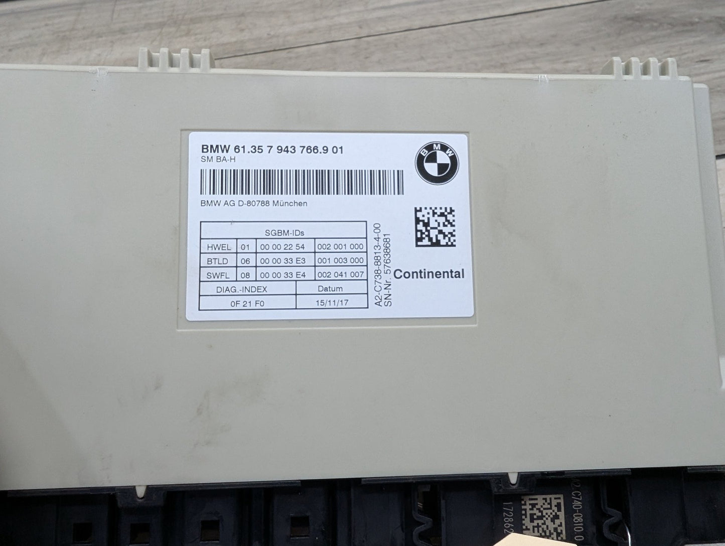 PRE-LCI OEM BMW F90 G01 G12 G30 M5 X3 Front Driver Passenger Seat Memory Module