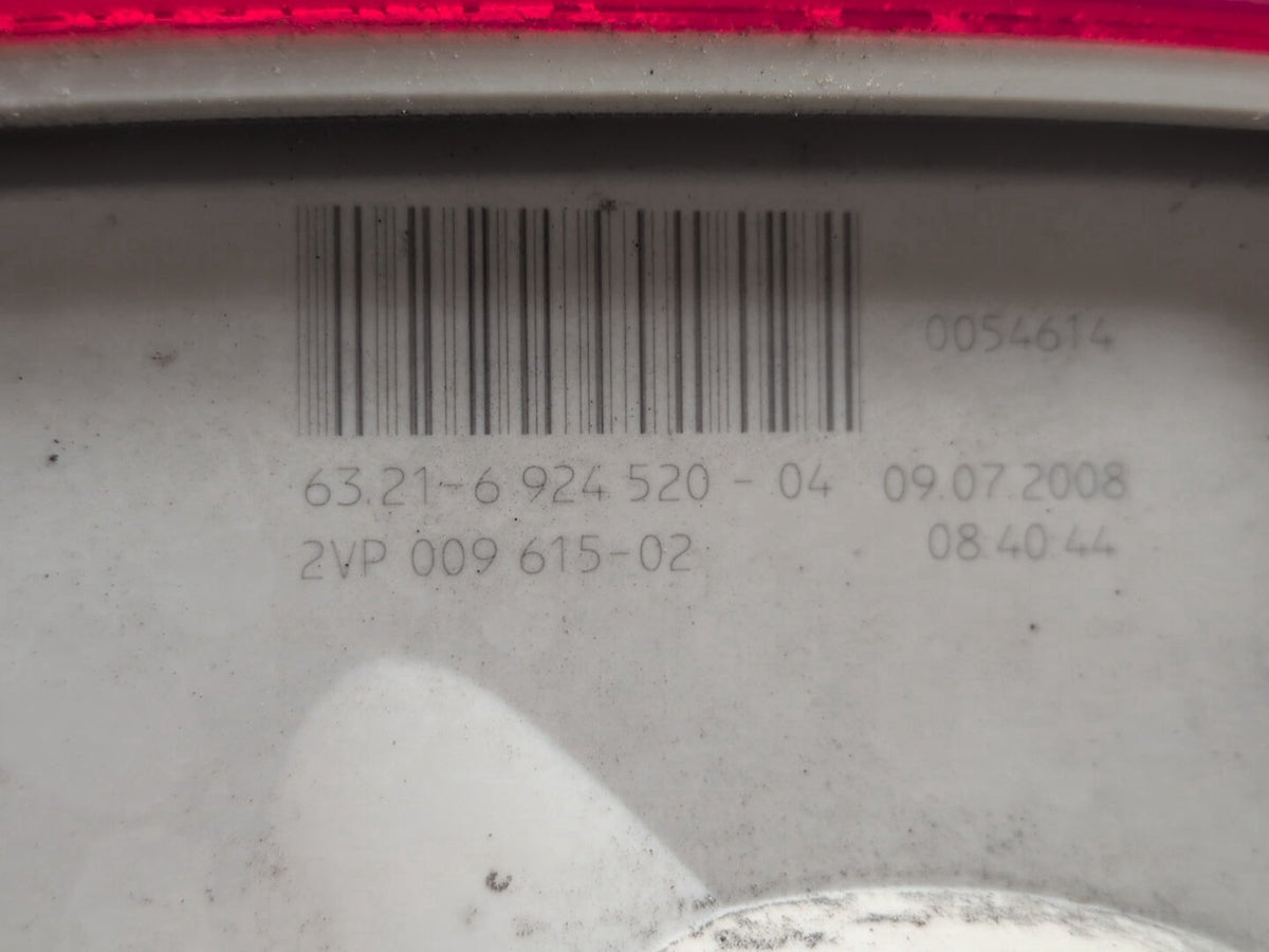 08-11 OEM BMW E82 E88 128 135 Rear Right Passenger Outer Tail Light Stop Light
