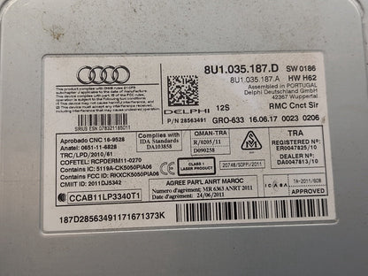 2015-2018 Audi Q3 8U Radio CD Player 8U1035187D OEM