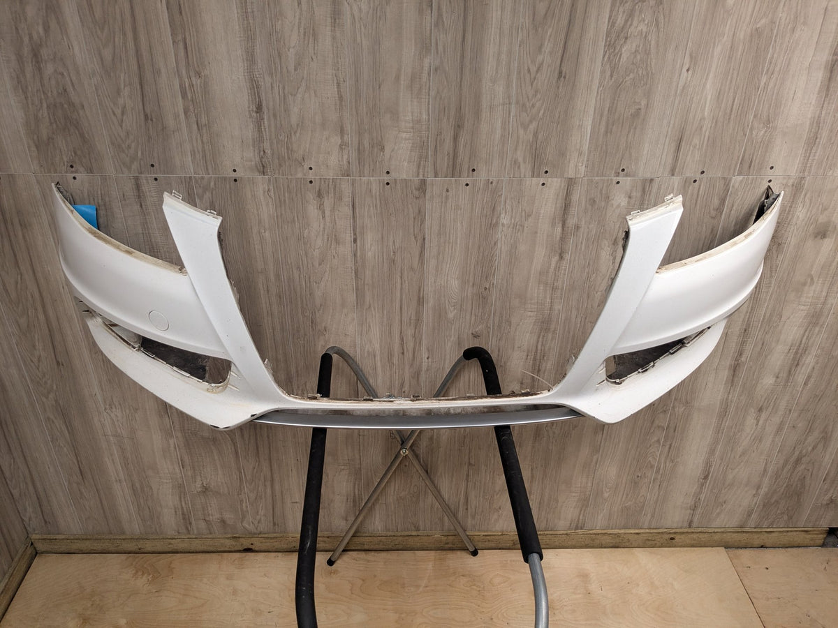 2009-2012 OEM Audi S4 B8 Front Bumper Cover White T9/ Y9C