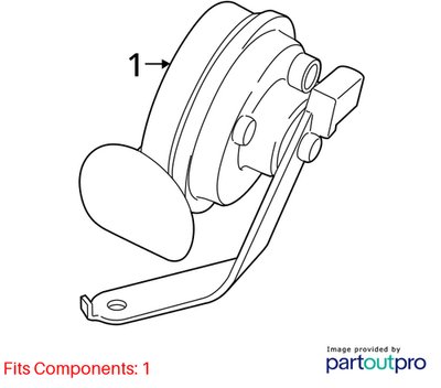 2011-2016 BMW 535i F10 Alarm Horns SET 7279781 OEM