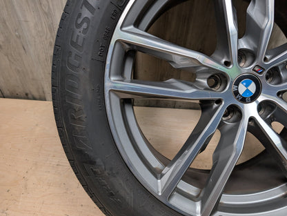 OEM BMW G01 G02 X3 X4 Wheel Rim 19x7.5 ET32 LM Rad Doppelspeiche Style 698M