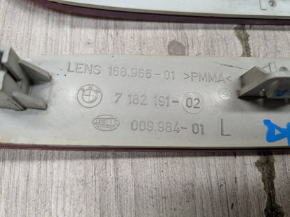 OEM BMW F01 F02 Rear Left Right Bumper Reflector Marker PAIR