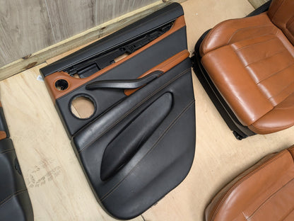 15-19 OEM BMW F16 F86 X6M BROWN Interior Seats Front Rear Door Panels COMPLETE