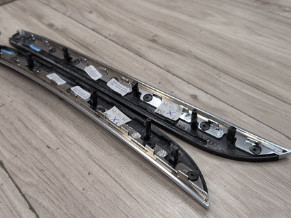 08-17 OEM Audi S5 Center Console Shift Interior Door Trim Panel Carbon Fiber SET